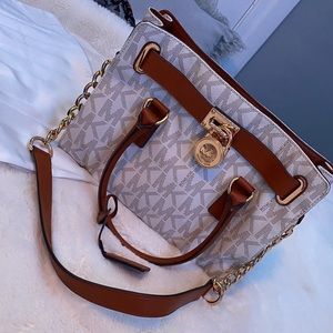 Michael kors Hamilton MK Logo Satchel Bag